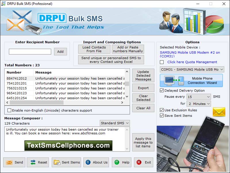 Windows 7 Cell Phone Messaging Software 8.2.1.0 full