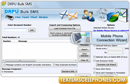 Bulk SMS Software for GSM Mobile Phones