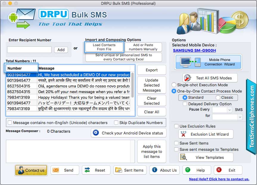 Load Contacts from File