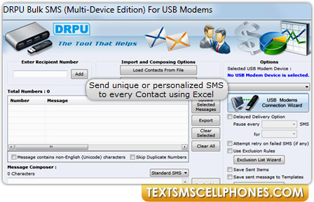Bulk SMS Software - Multi USB Modem