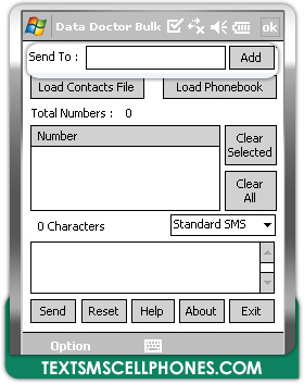 Pocket PC to Mobile Bulk SMS Software