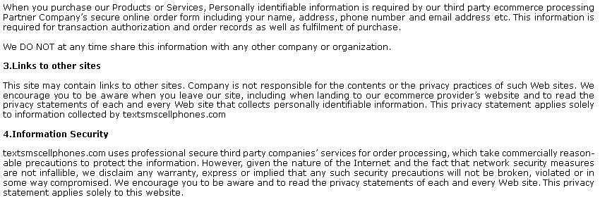 Privacy Policy